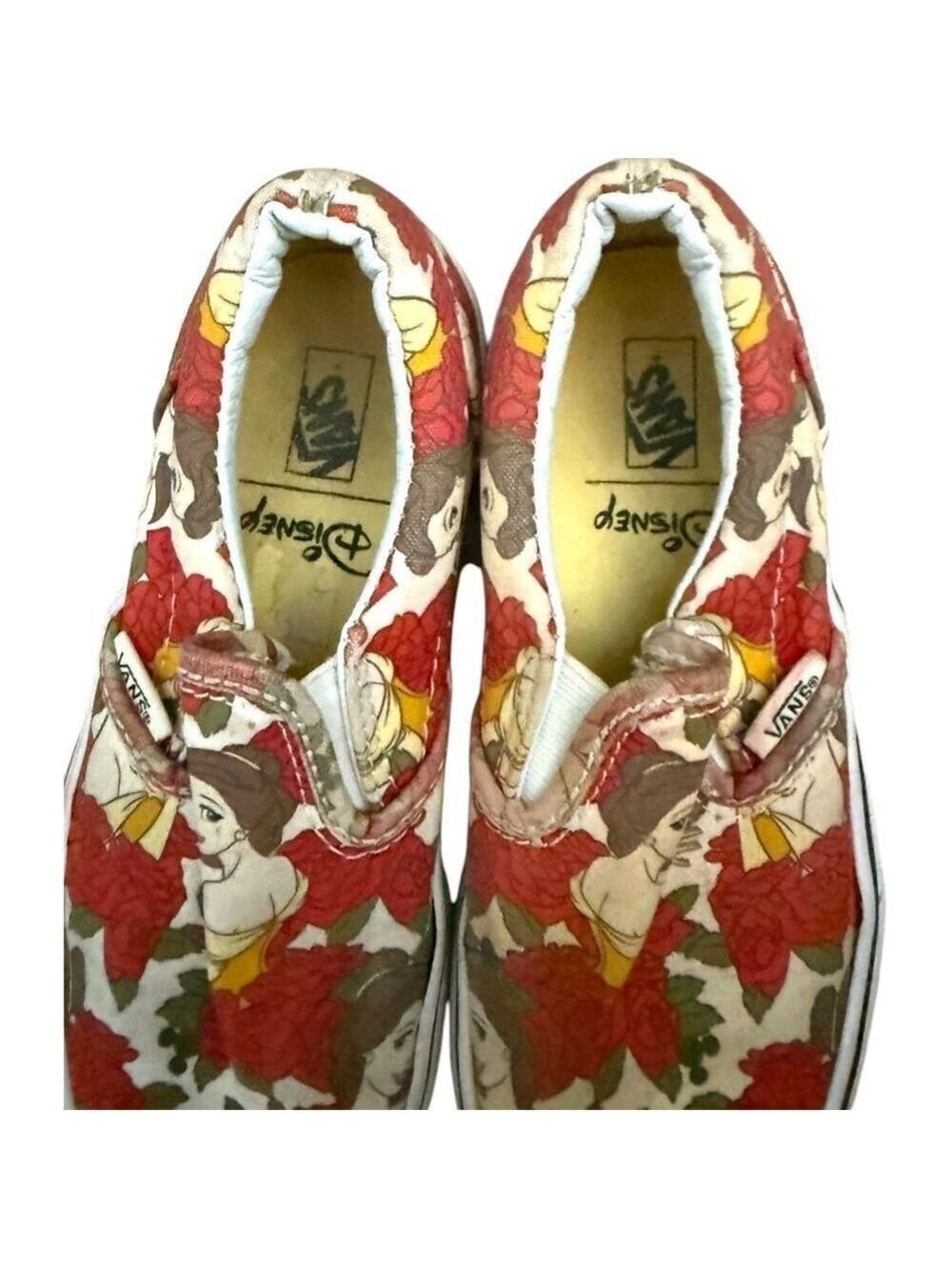 Vans Disney Princess Belle Beauty and The Beast Slip-On Shoes - Picture 6 of 8